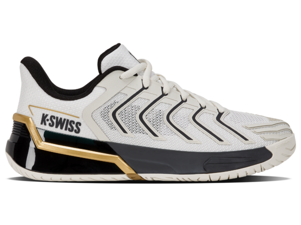 K-Swiss Men's Ultra Shot 4 - Blanc de Blanc/Moonless Night/Gold