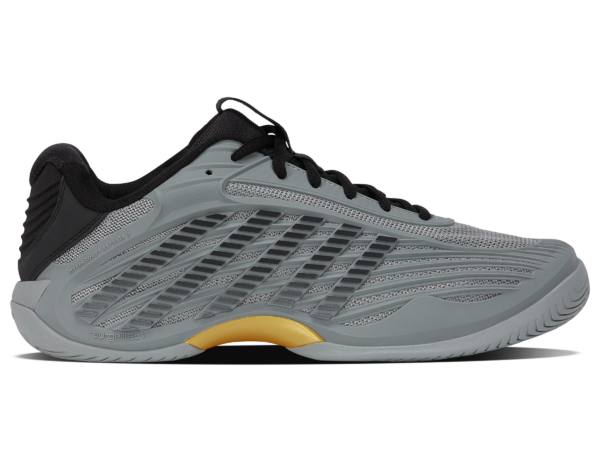 K-Swiss Men's Hypercourt Express 3 -Ultimate Gray/Moonless Night/Gold