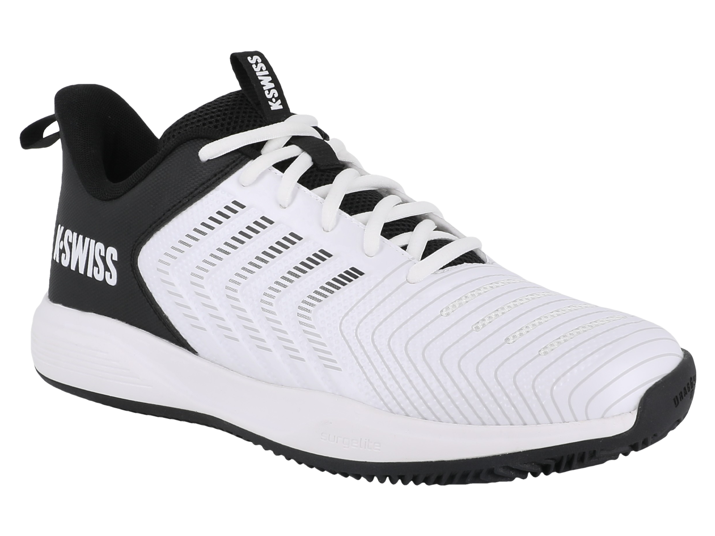 K-Swiss Men's Ultrashot Light - White/Black - Image 2