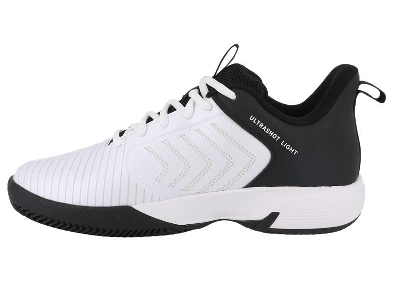 K-Swiss Men's Ultrashot Light - White/Black - Image 3