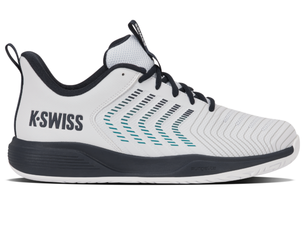 K-Swiss Men's Ultrashot Light - White/Carbon/Baltic