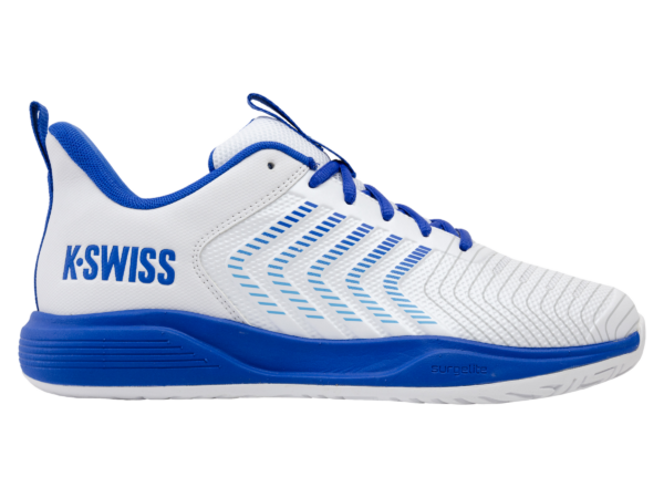 K-Swiss Men's Ultrashot Light - White/Dazzling Blue/Baltic Sea