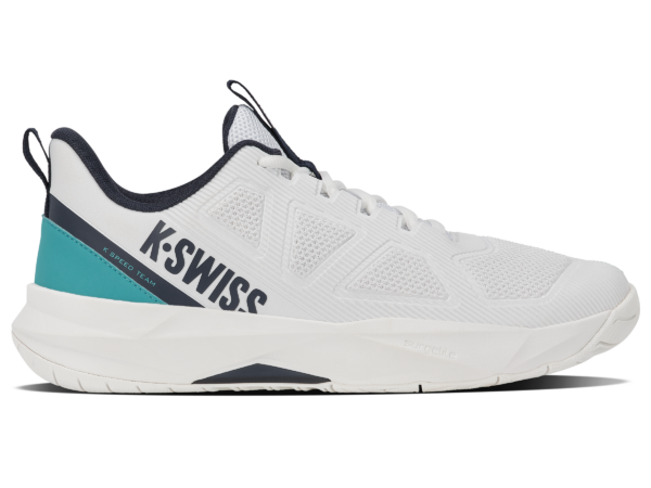 K-Swiss Men's K-Speed Team - White/Baltic/Carbon