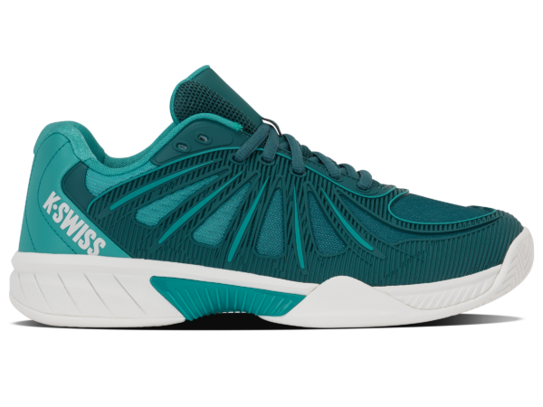K-Swiss Men's Express Light Pickleball 2 - Mediterranean/Blanc de Blanc/Baltic