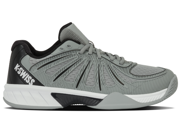 K-Swiss Men's Express Light Pickleball 2 WIDE - Ultimate Gray/White/Black