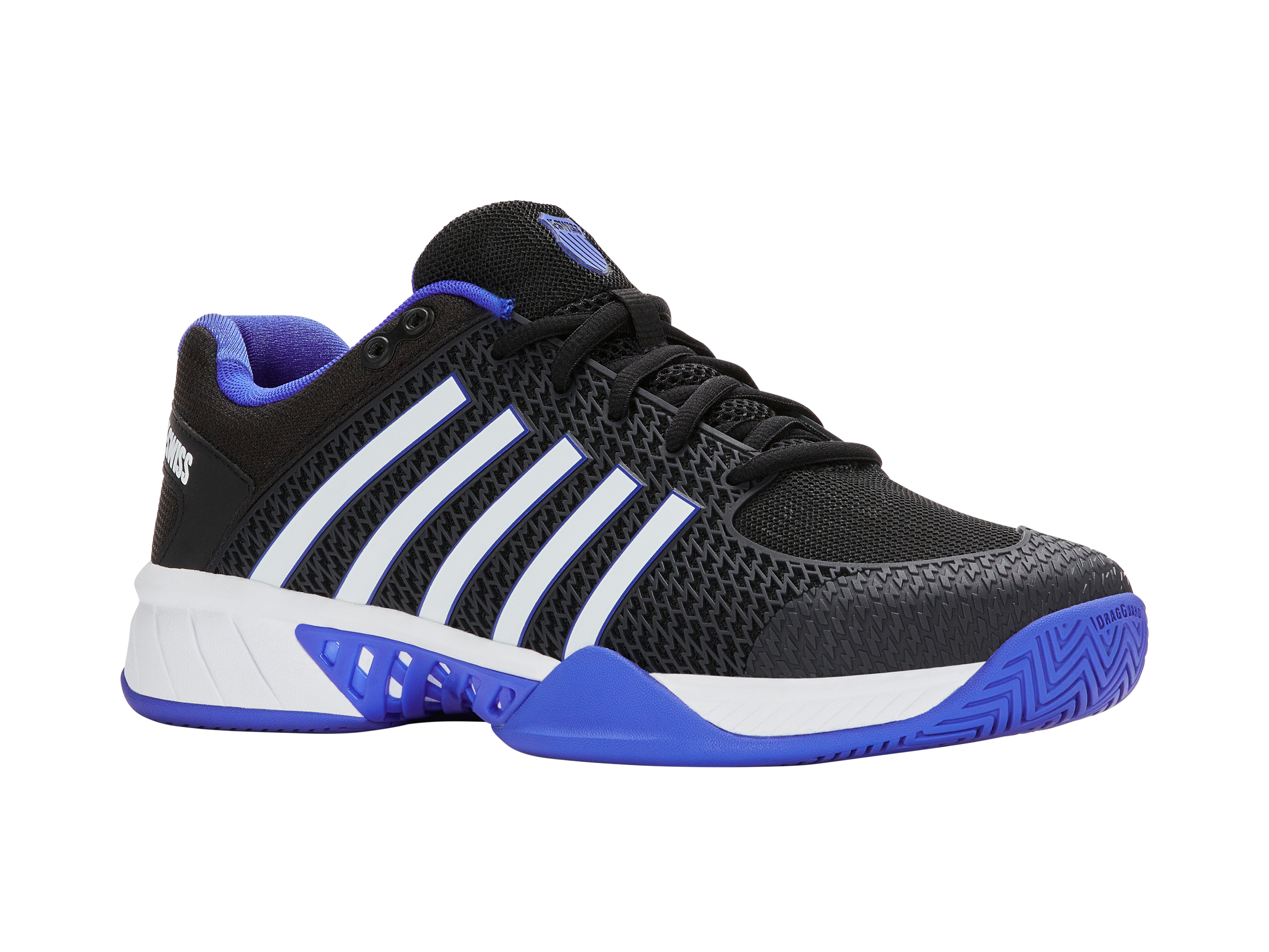 K-Swiss Men's Express Light Pickleball - Black/White/Dazzling Blue - Image 2
