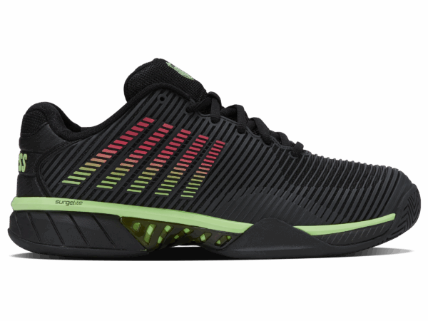 K-Swiss Men's Hypercourt Express 2 - Black/Neon Green/Neon Lava