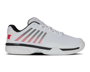 KSwiss Men's Hypercourt Express 2 WIDE 2E - White/Black/Mars Red