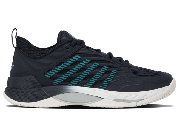 K-Swiss Men's Hypercourt Supreme 2 - Carbon/Blanc de Blanc/Baltic