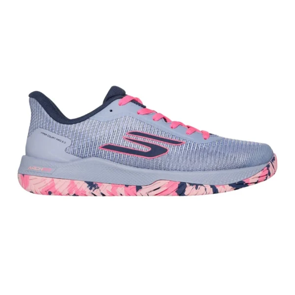 Skecher's Women's Viper Court Pro 2 - Gray/Lavender