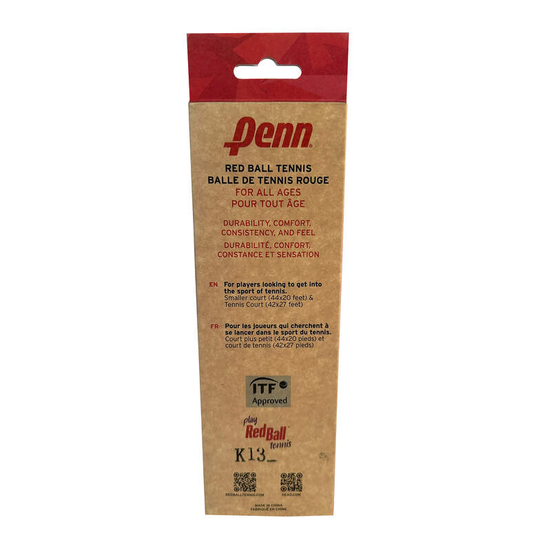 Penn Red Ball Tennis Balls - 3-pack - Image 4