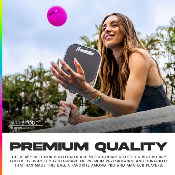 Franklin X-40 Pickleball - 6-pack Neon - Image 4