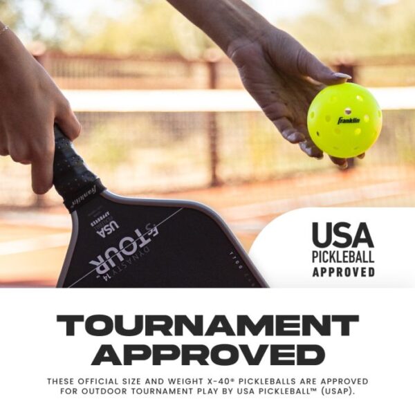Franklin X-40 Pickleball - 6-pack Neon - Image 6
