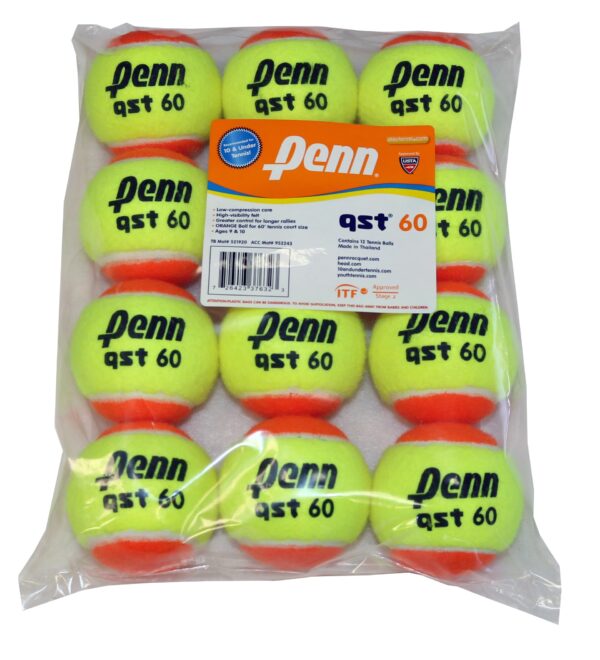 Penn QST 60 Felt Orange Dot Ball - 12-pack