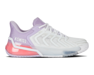 KSwiss Women's Ultra Shot 4 - White/Orchid Petal/Neon Blaze