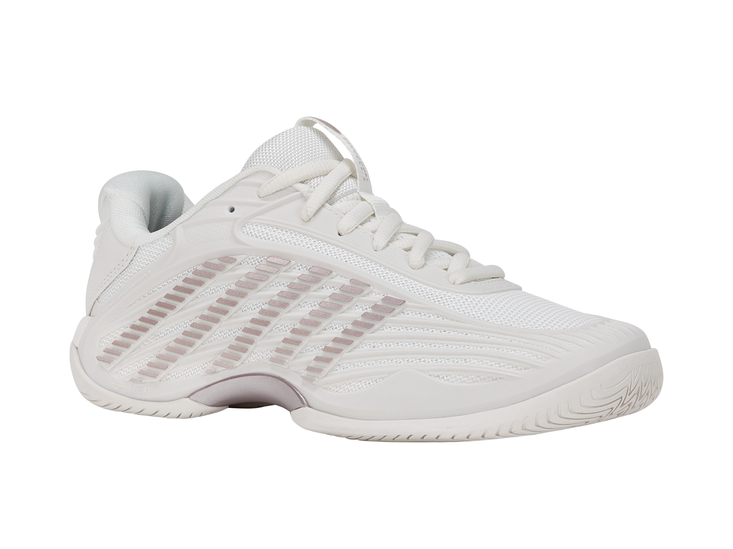 K-Swiss Women's Hypercourt Express 3 - Blanc de Blanc/Rose Gold - Image 2