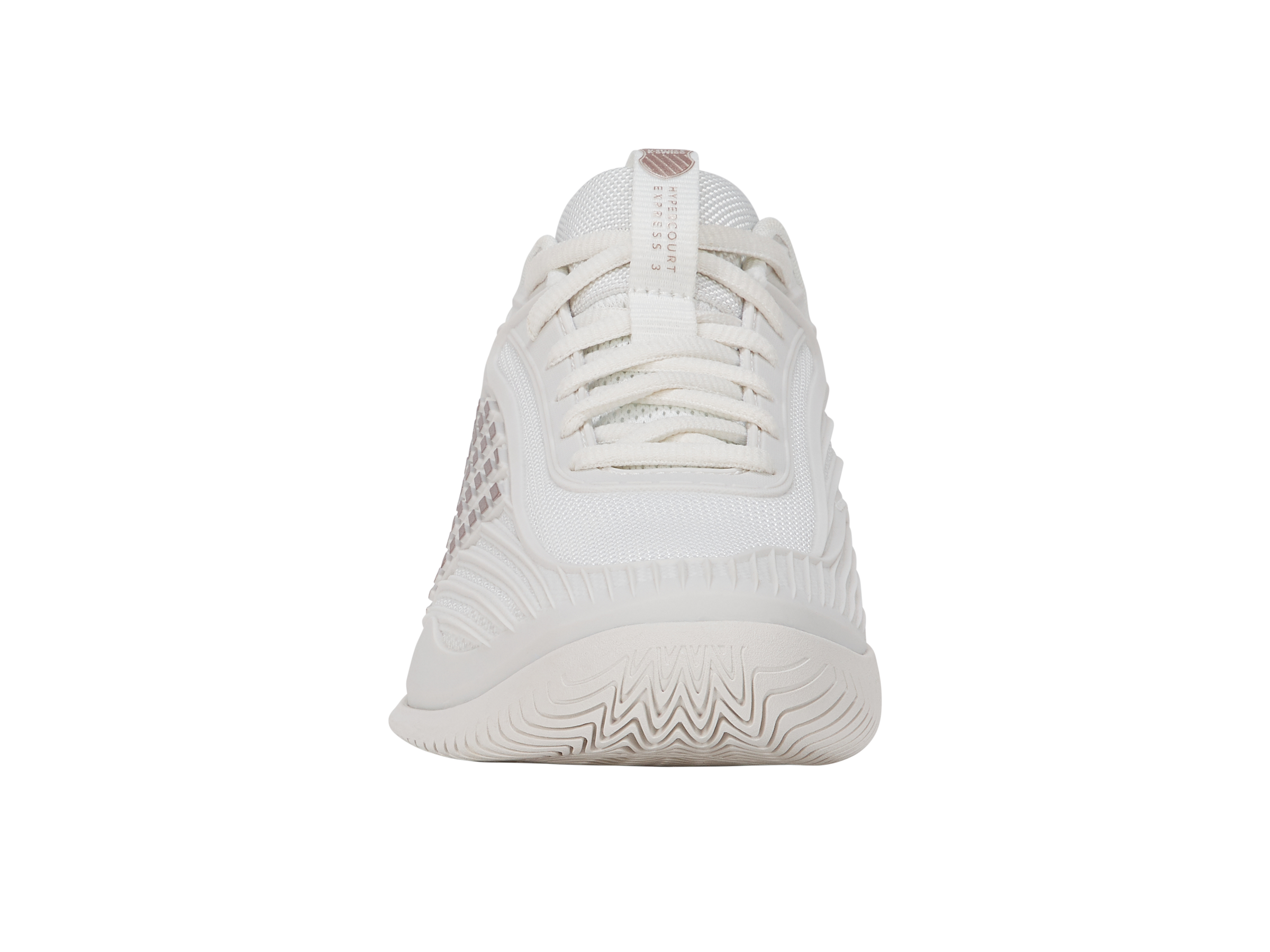 K-Swiss Women's Hypercourt Express 3 - Blanc de Blanc/Rose Gold - Image 3
