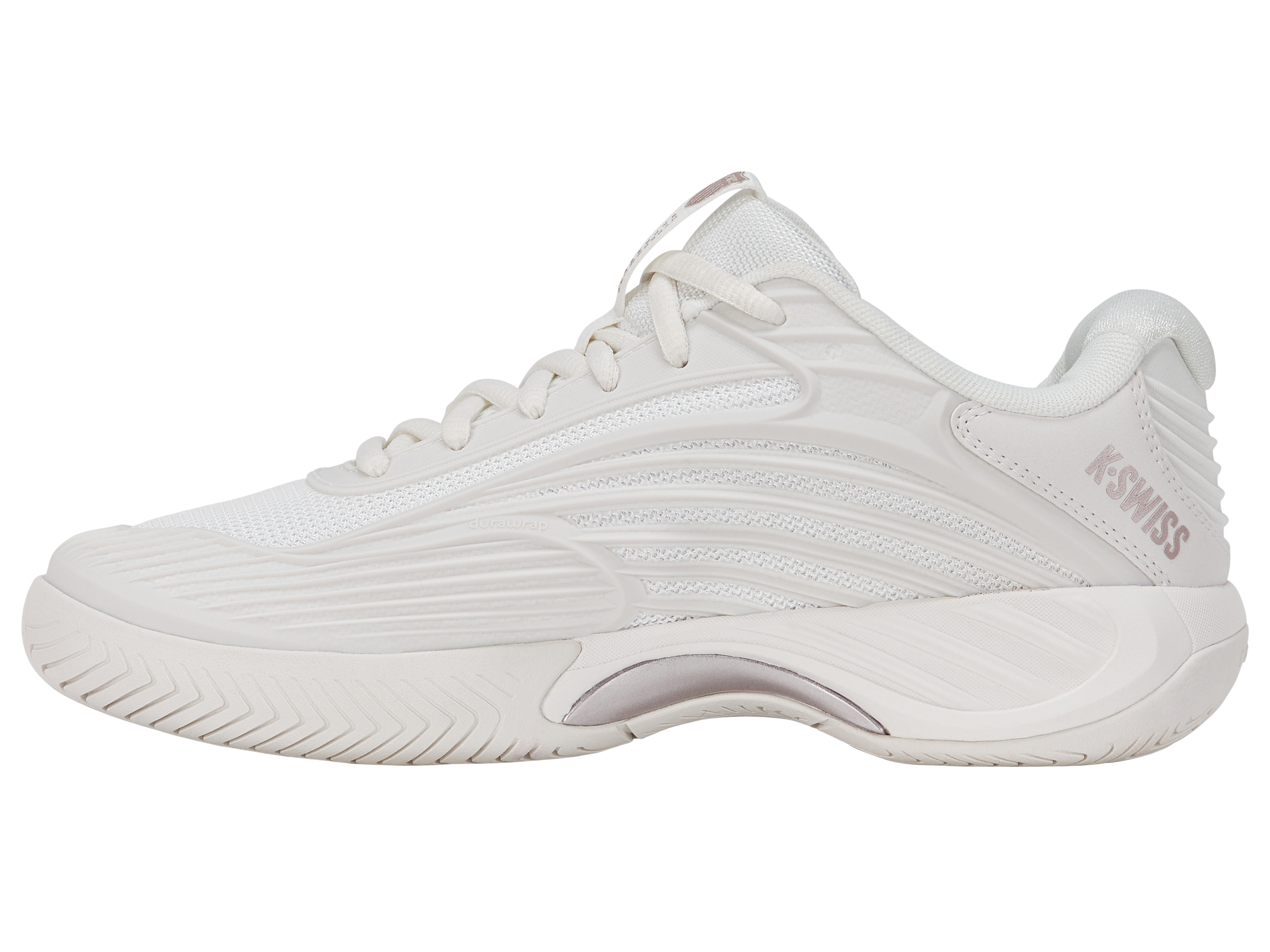 K-Swiss Women's Hypercourt Express 3 - Blanc de Blanc/Rose Gold - Image 5