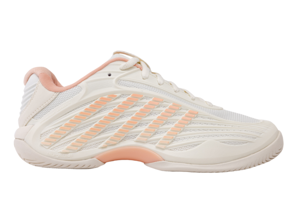 K-Swiss Women's Hypercourt Express 3 - Egret/Peach