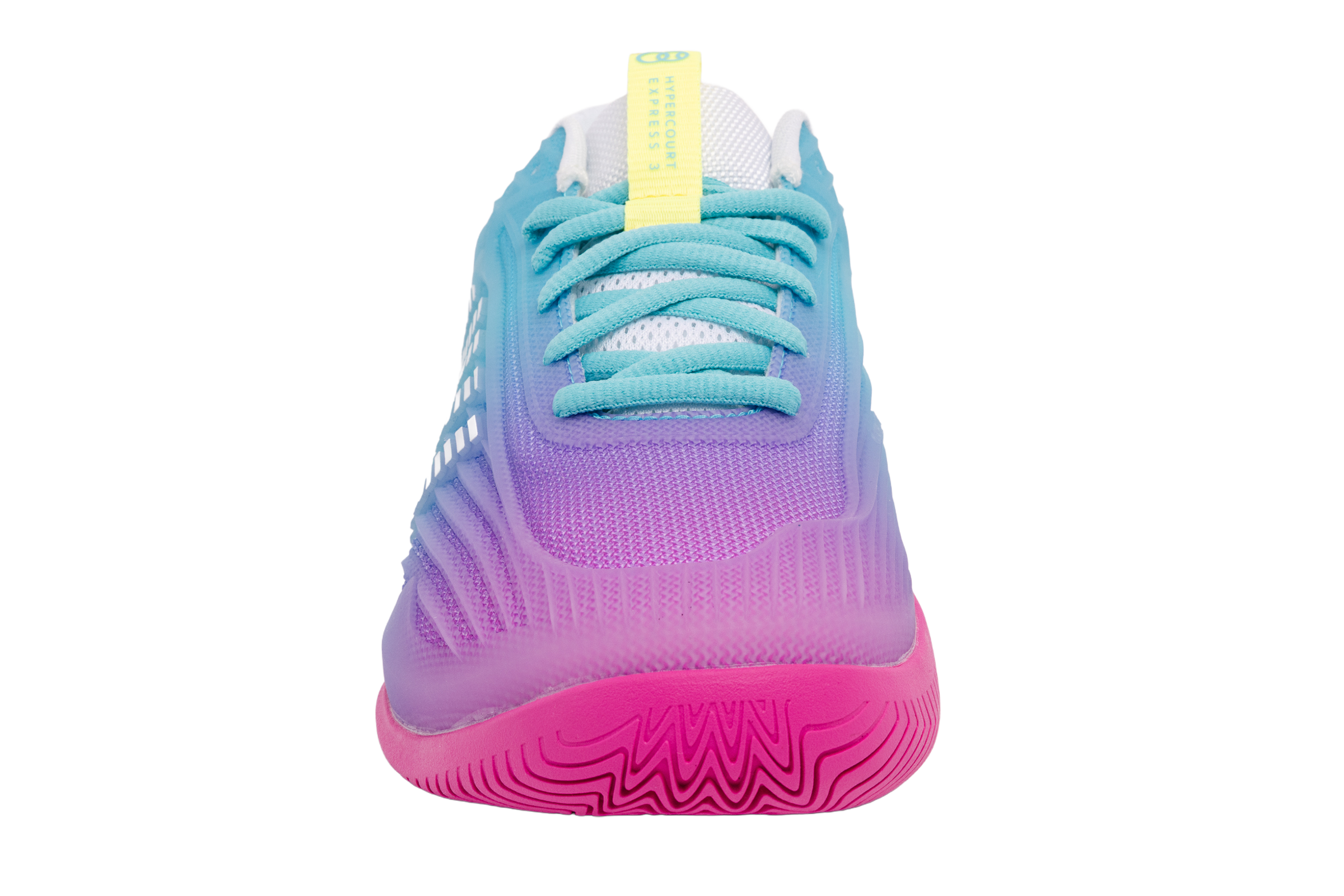 K-Swiss Women's Hypercourt Express 3 - Neon Pink/Blrdnc/Yellow - Image 3