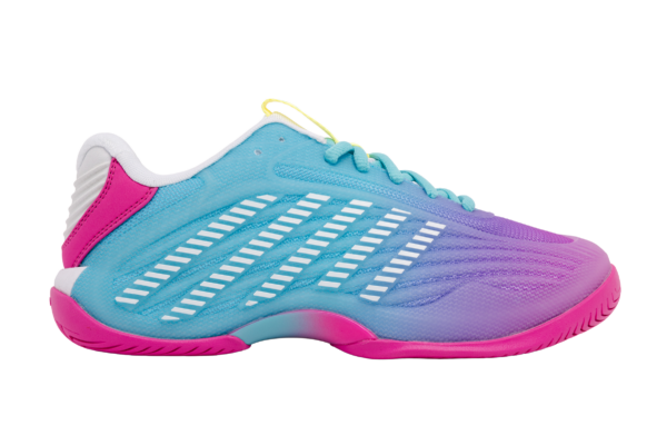 K-Swiss Women's Hypercourt Express 3 - Neon Pink/Blrdnc/Yellow