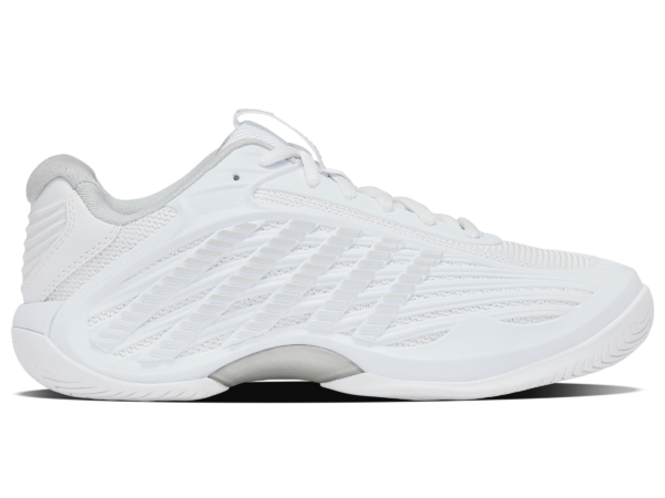 K-Swiss Women's Hypercourt Express 3 WIDE - White/Dawn Blue/Silver