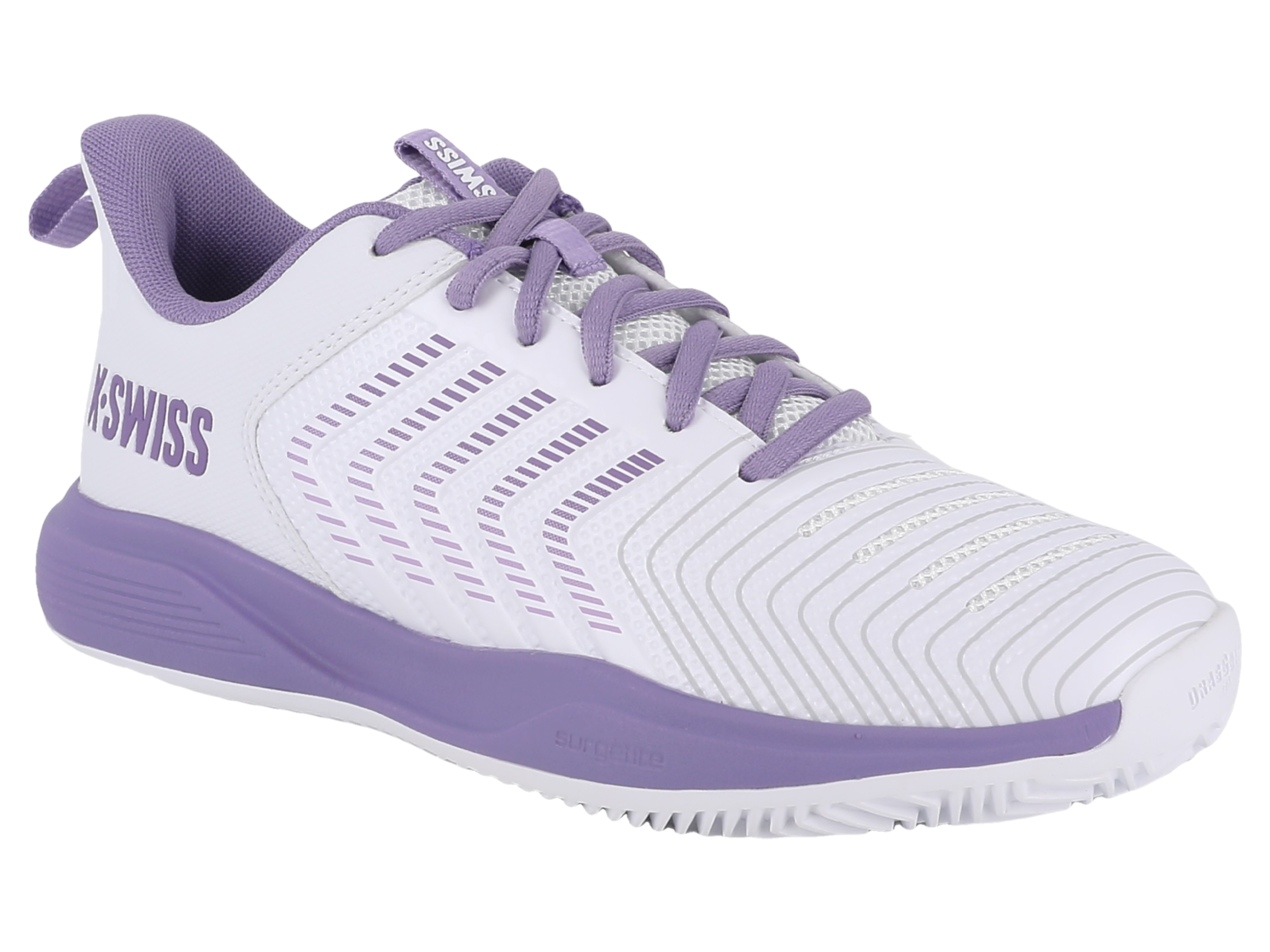 K-Swiss Women's Ultrashot Light - White/Purple Haze/Neon Lavender - Image 2