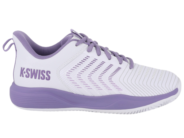 K-Swiss Women's Ultrashot Light - White/Purple Haze/Neon Lavender