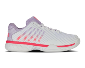 KSwiss Women's Hypercourt Express 2 - White/Orchid Petal/Neon Blaze