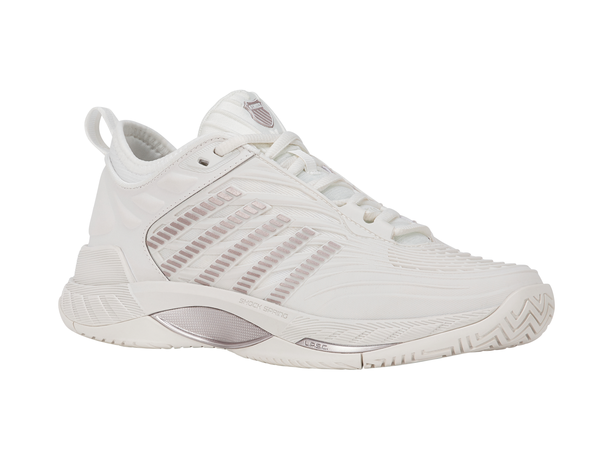K-Swiss Women's Hypercourt Supreme 2 - Blanc de Blanc/Rose Gold - Image 2