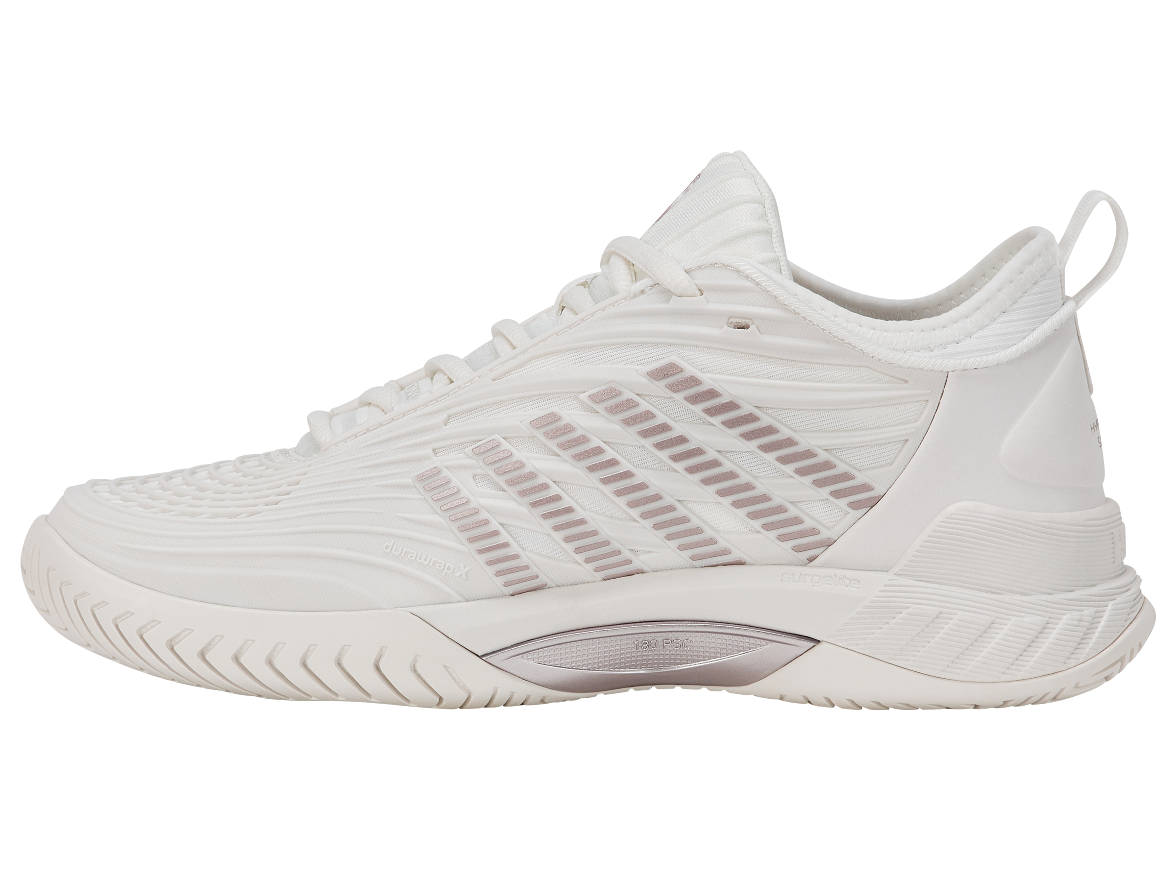 K-Swiss Women's Hypercourt Supreme 2 - Blanc de Blanc/Rose Gold - Image 5