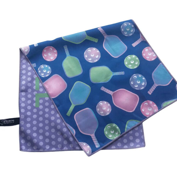 Born to Rally Pickleball Towel - Eat Sleep