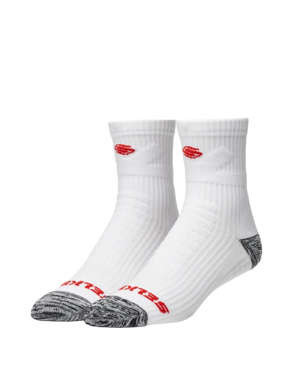 Selkirk Courtlock Pickleball Socks – Quarter White