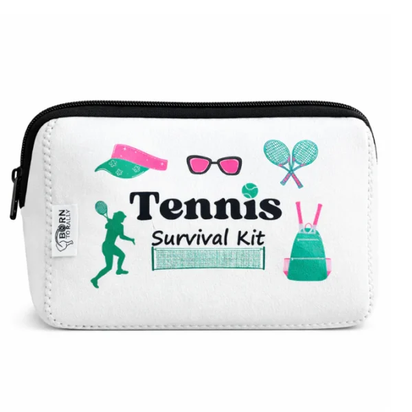 Born to Rally - Tennis Survival Cosmetic Bag