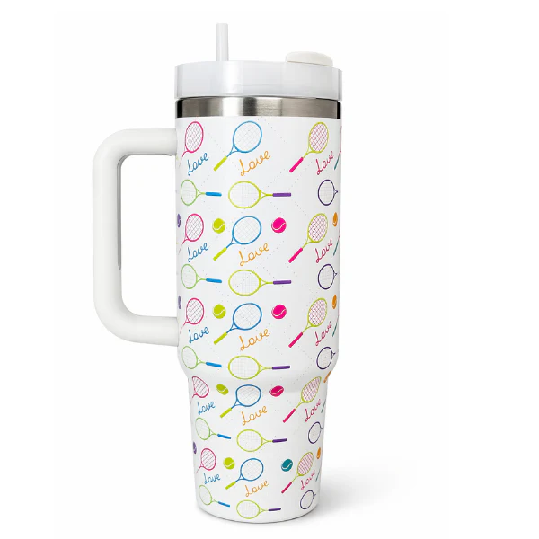 born to rally Tennis 30oz Tumbler
