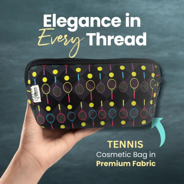 Born to Rally - Tennis Cosmetic Bag - Multi