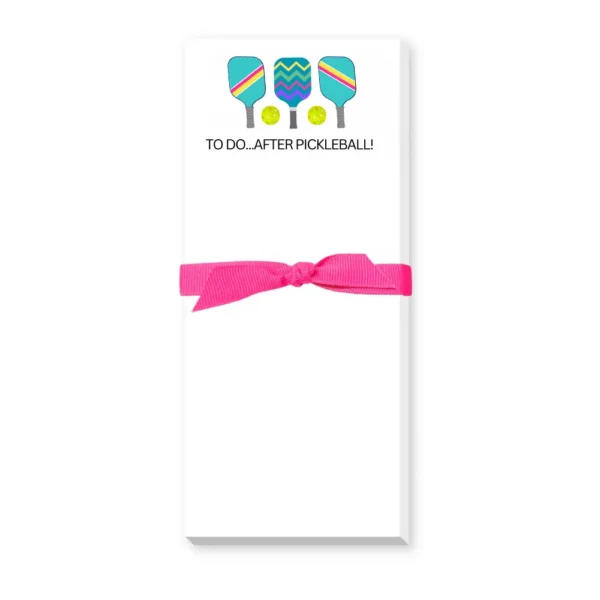 Born to Rally - Pickleball Notepad - To Do - Pink