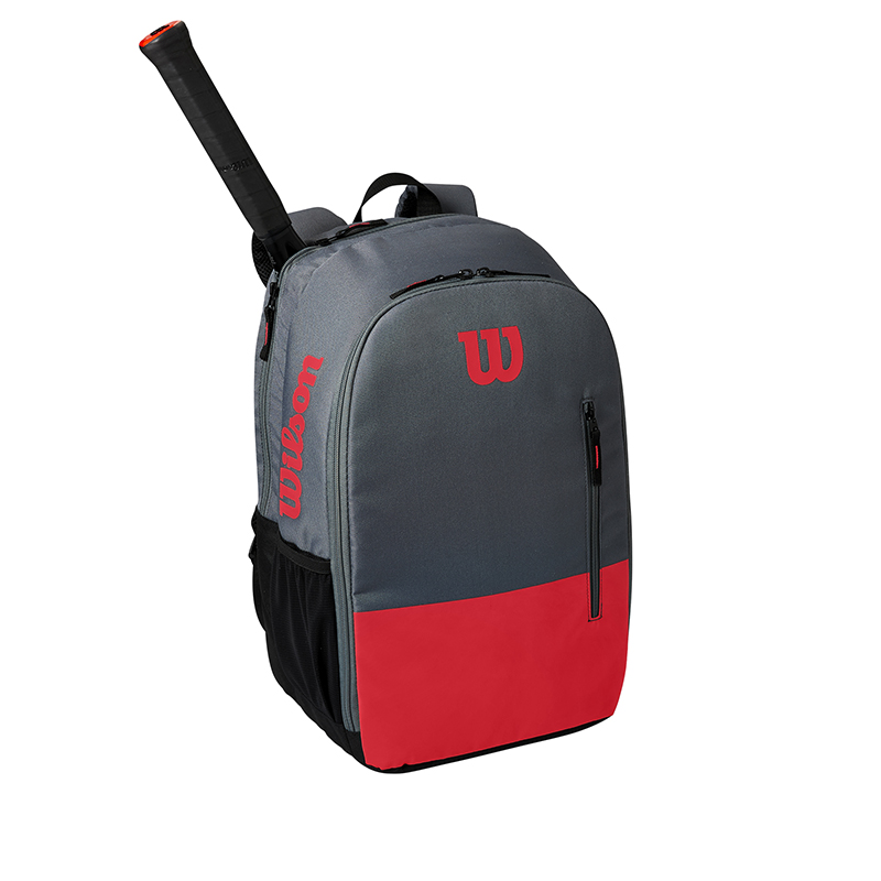 Wilson Team Backpack Red/Gray - Ray's Rackets