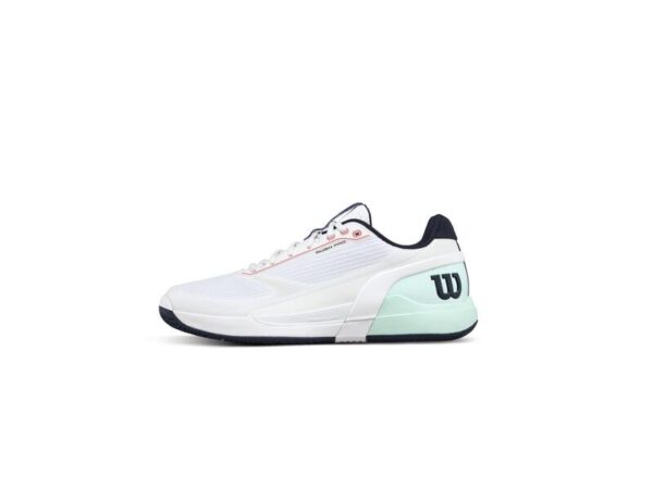 Wilson Men's Rush Pro 5 - White/Bay/Fiery Coral