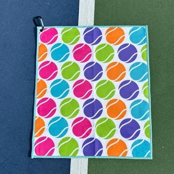 Born to Rally Tennis Towel - Tennis Balls