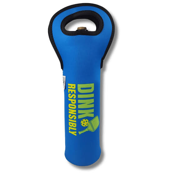 Born to Rally Pickleball Wine Tote - Dink Responsibly