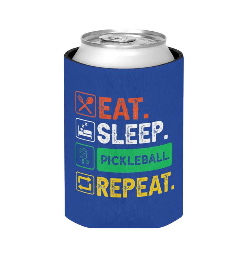 Born to Rally - Pickleball Coozie - Eat Sleep