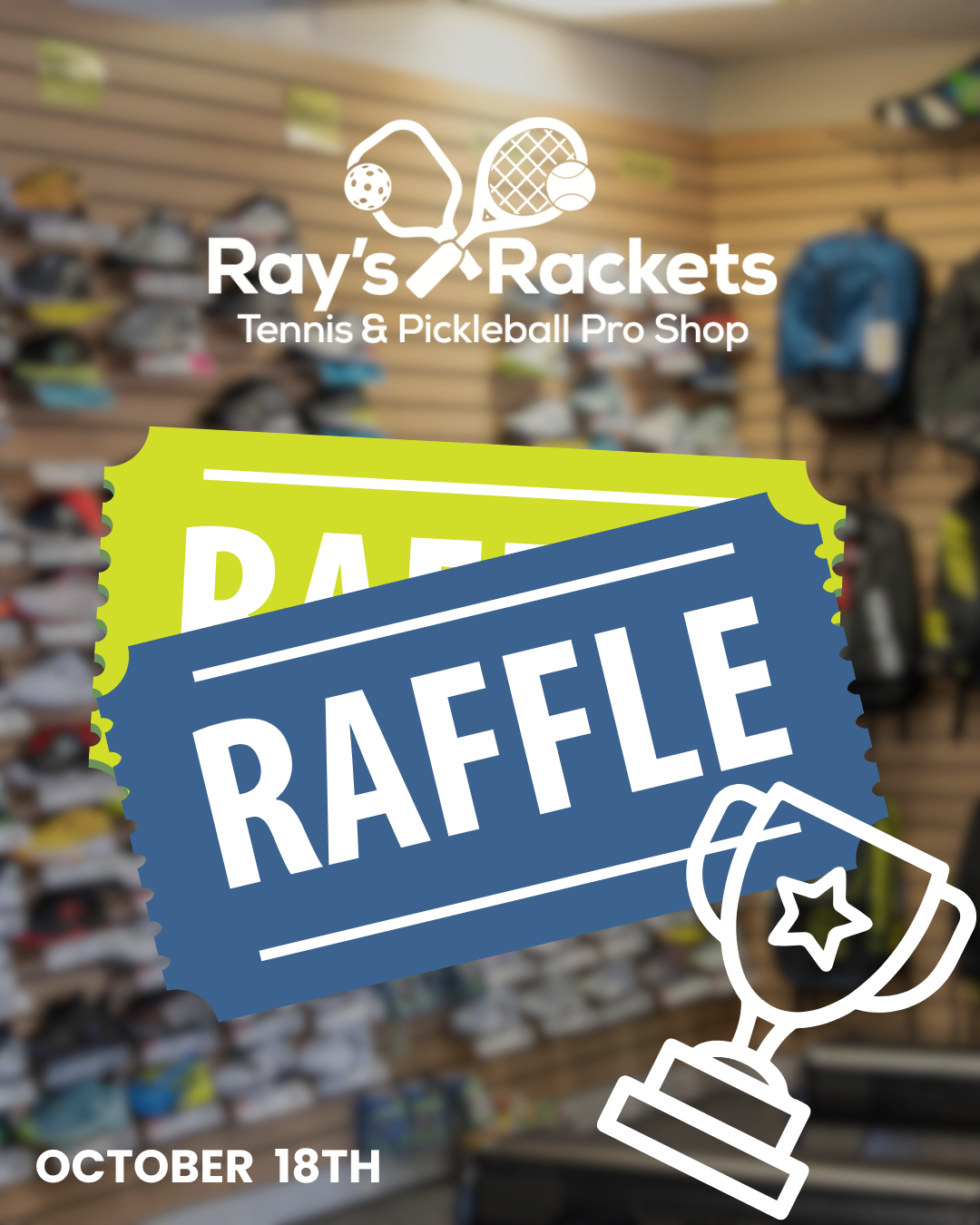 5 Year Anniversary Sale Raffle - Ray's Rackets