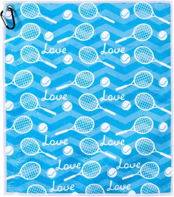 Born to Rally - Tennis Love Towel - Turquoise Love