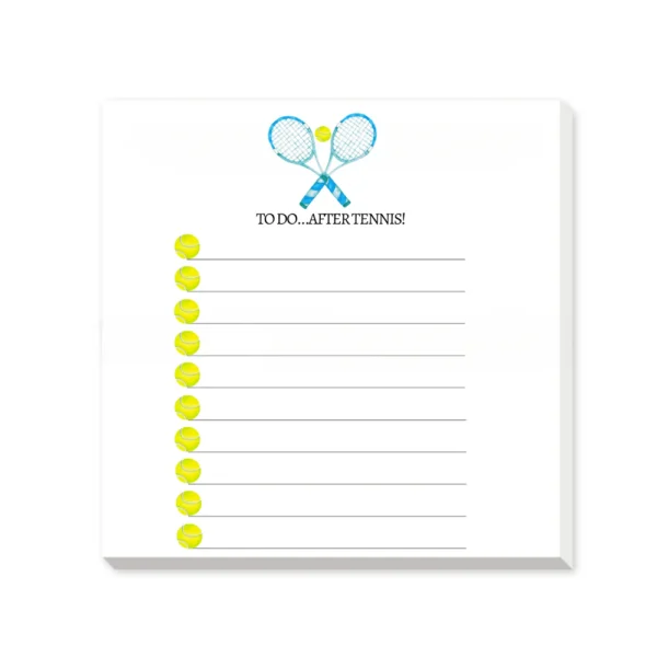 Born to Rally Tennis Notepad - To Do After Tennis