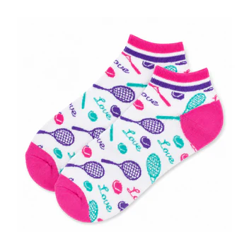 Born to Rally Tennis Multi Colored Socks